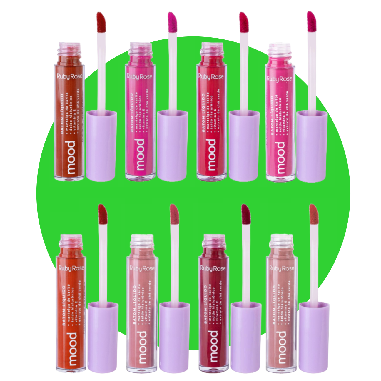 Batom líquido Mood Ruby Rose HB566S