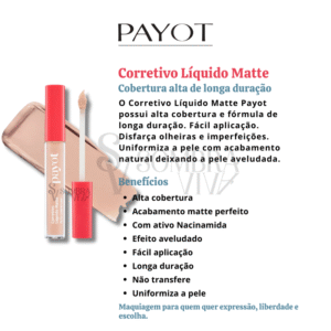 Corretivo Matte Alta Cobertura Chérie Payot