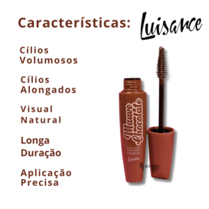 Máscara de Cílios Marrom Mauve Chocolate Luisance