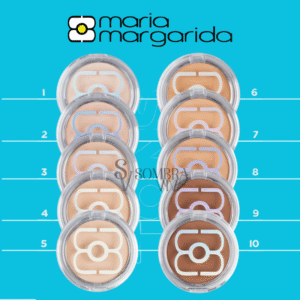 Pó Base de Rosa Mosqueta Compacto Altíssima Cobertura – Até Embaixo D´água – Maria Margarida